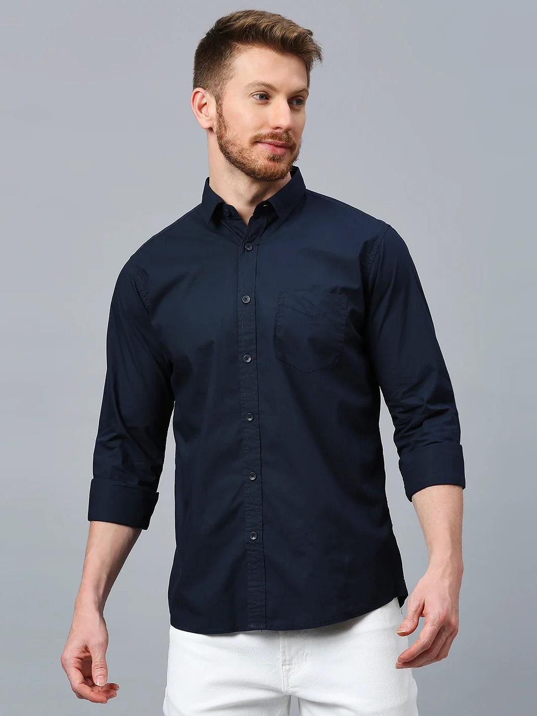 Navy Solid Shirt