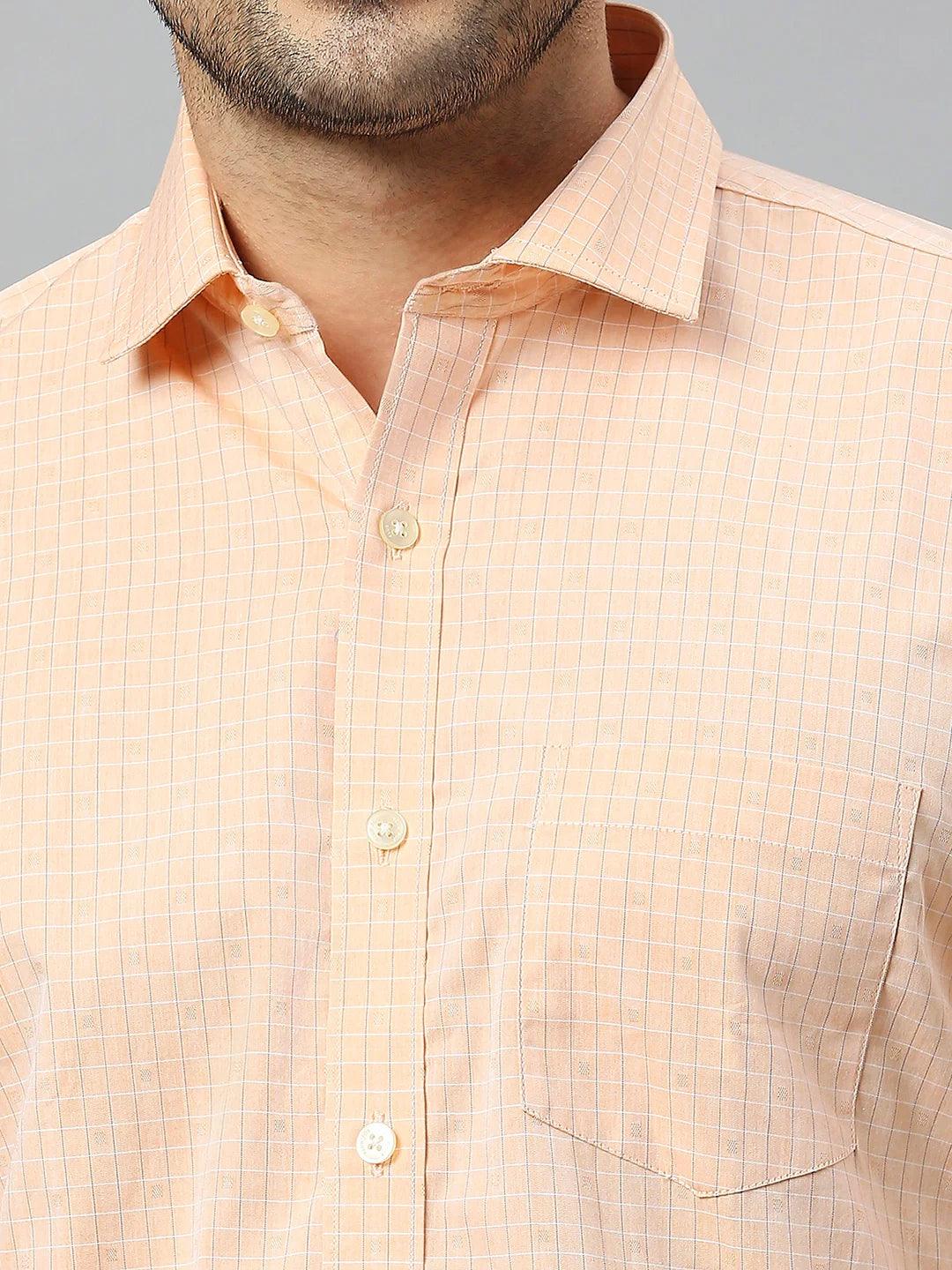 Orange Checkered Shirt