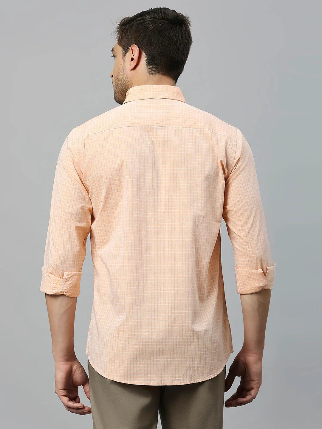 Orange Checkered Shirt