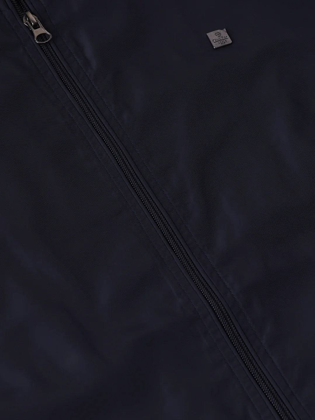 Navy Solid Band Jacket