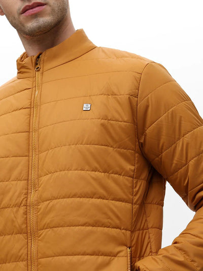Mustard Solid Band Jacket