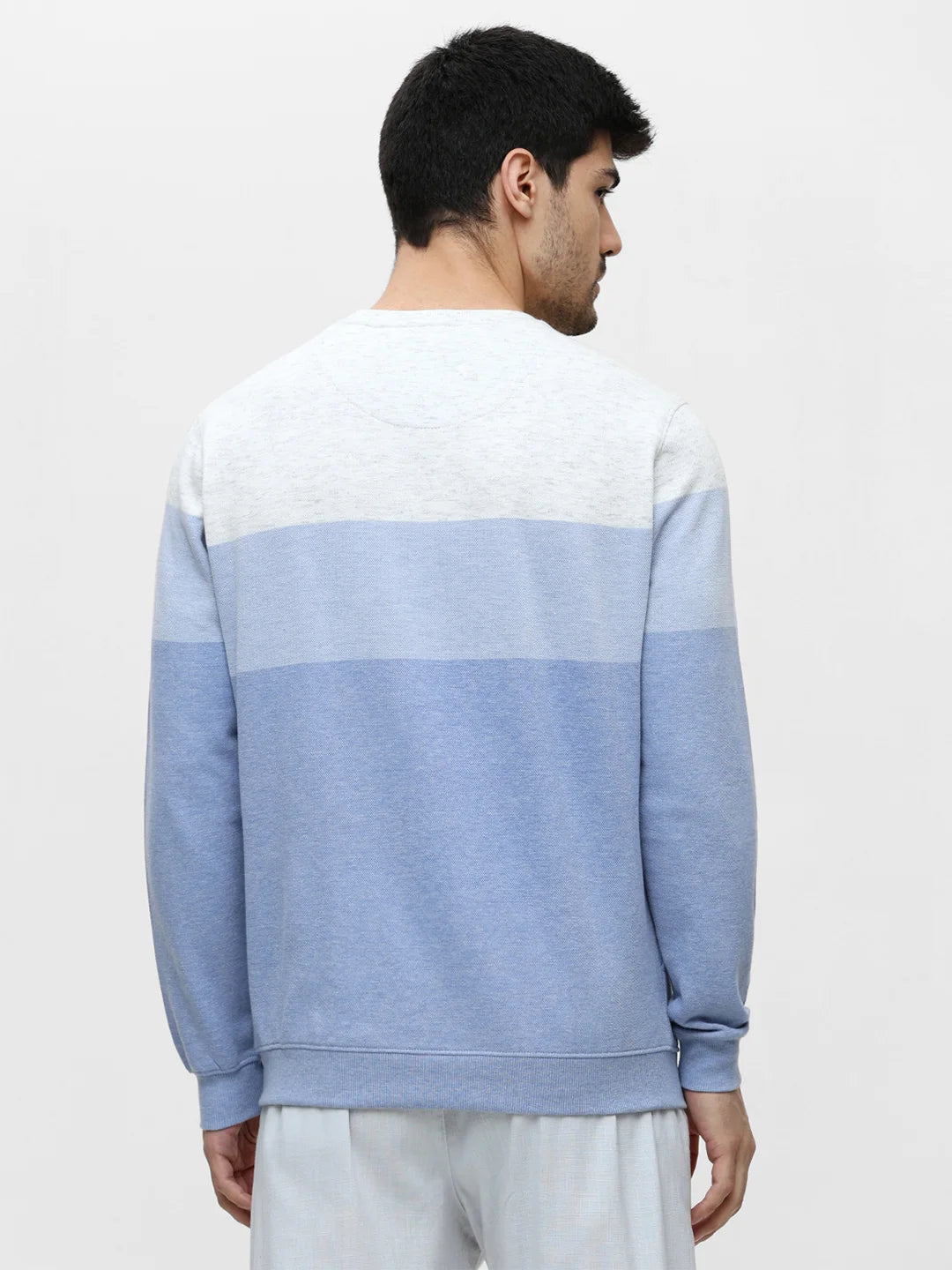 Lt. Blue Printed Sweatshirt