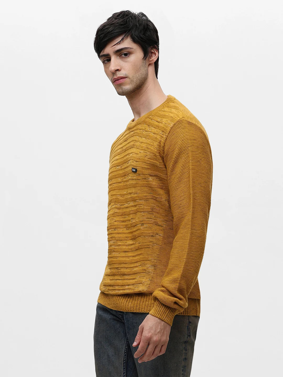 Mustard Jacquard Sweater