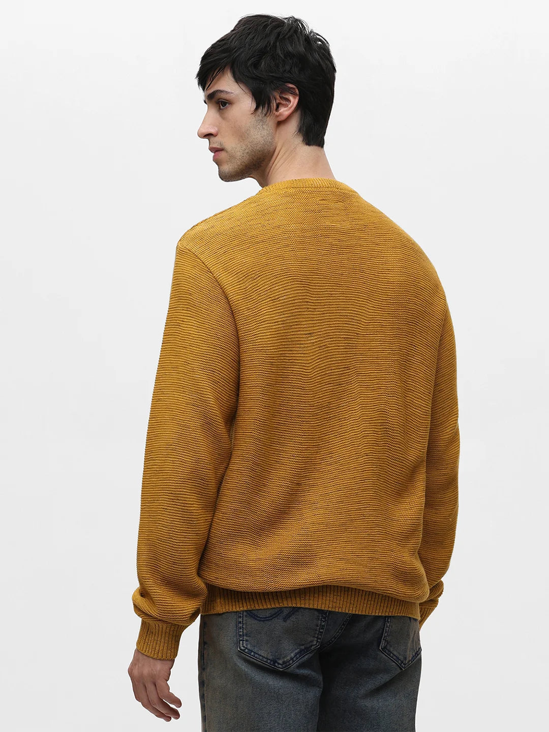 Mustard Jacquard Sweater