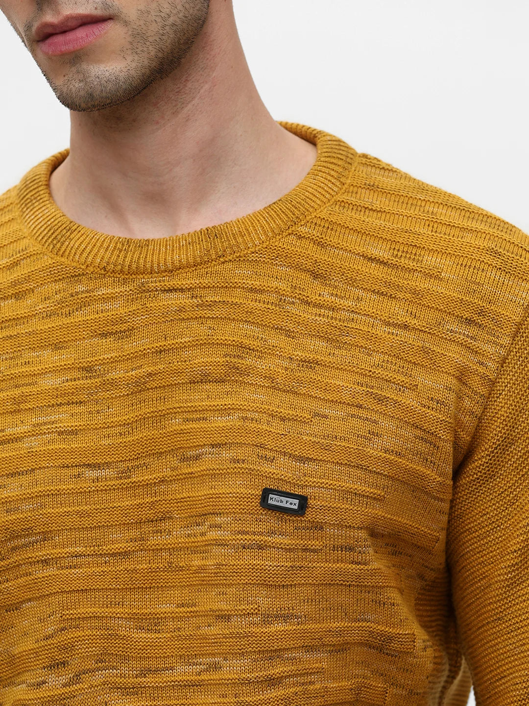 Mustard Jacquard Sweater