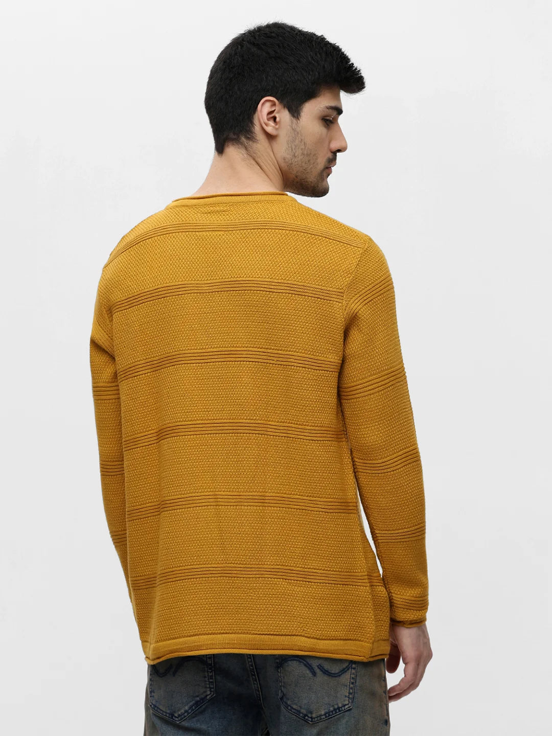 Mustard Jacquard Sweater