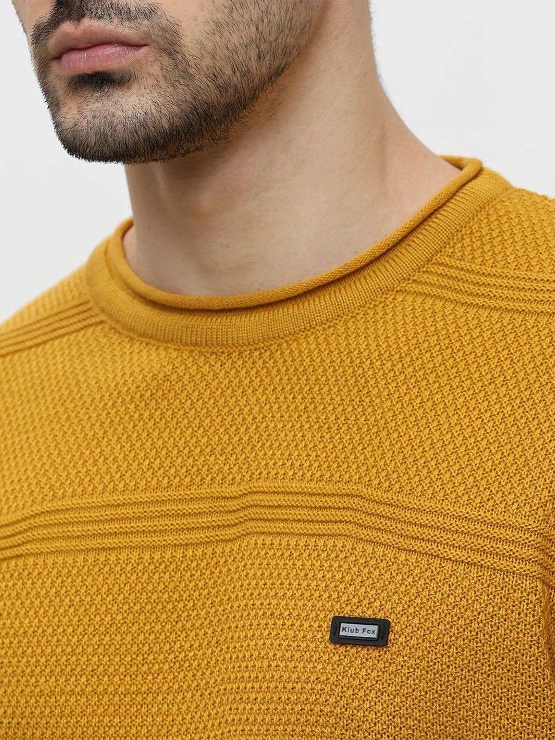 Mustard Jacquard Sweater