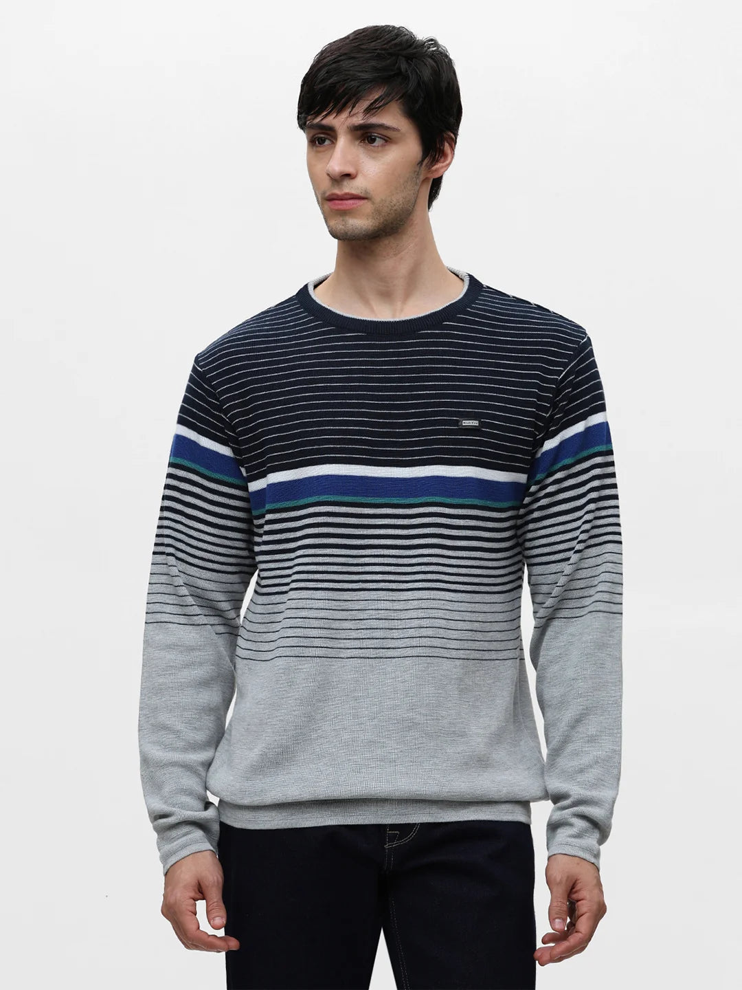 Ecru Striped Sweater