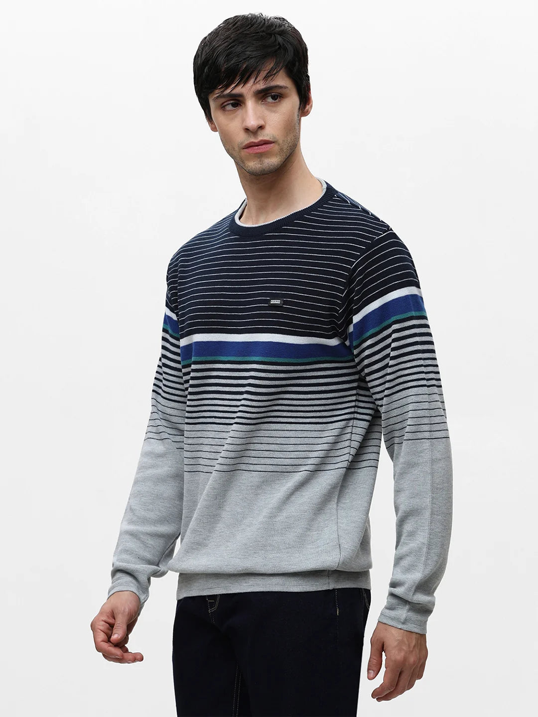 Ecru Striped Sweater