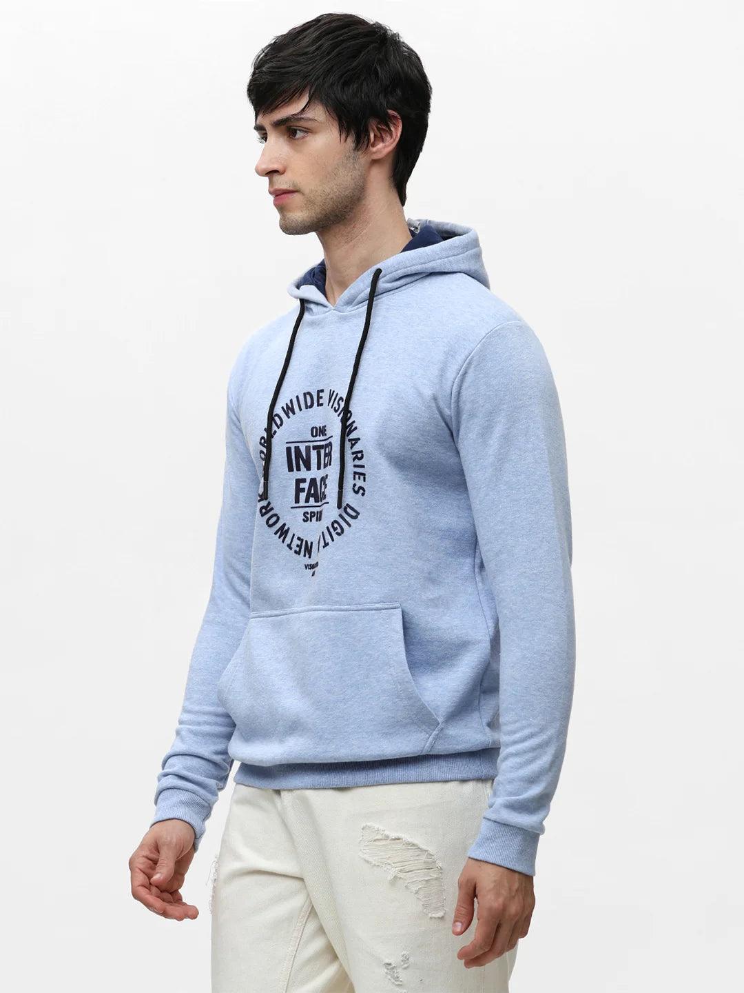 Sky Printed Hooded Sweatshirt