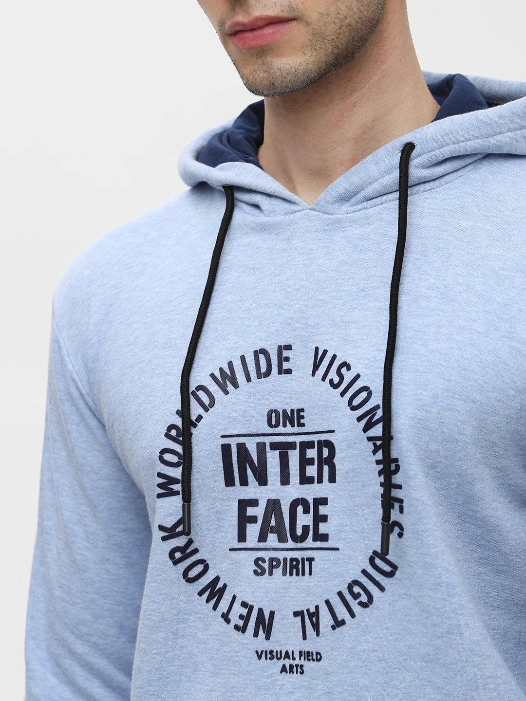 Sky Printed Hooded Sweatshirt
