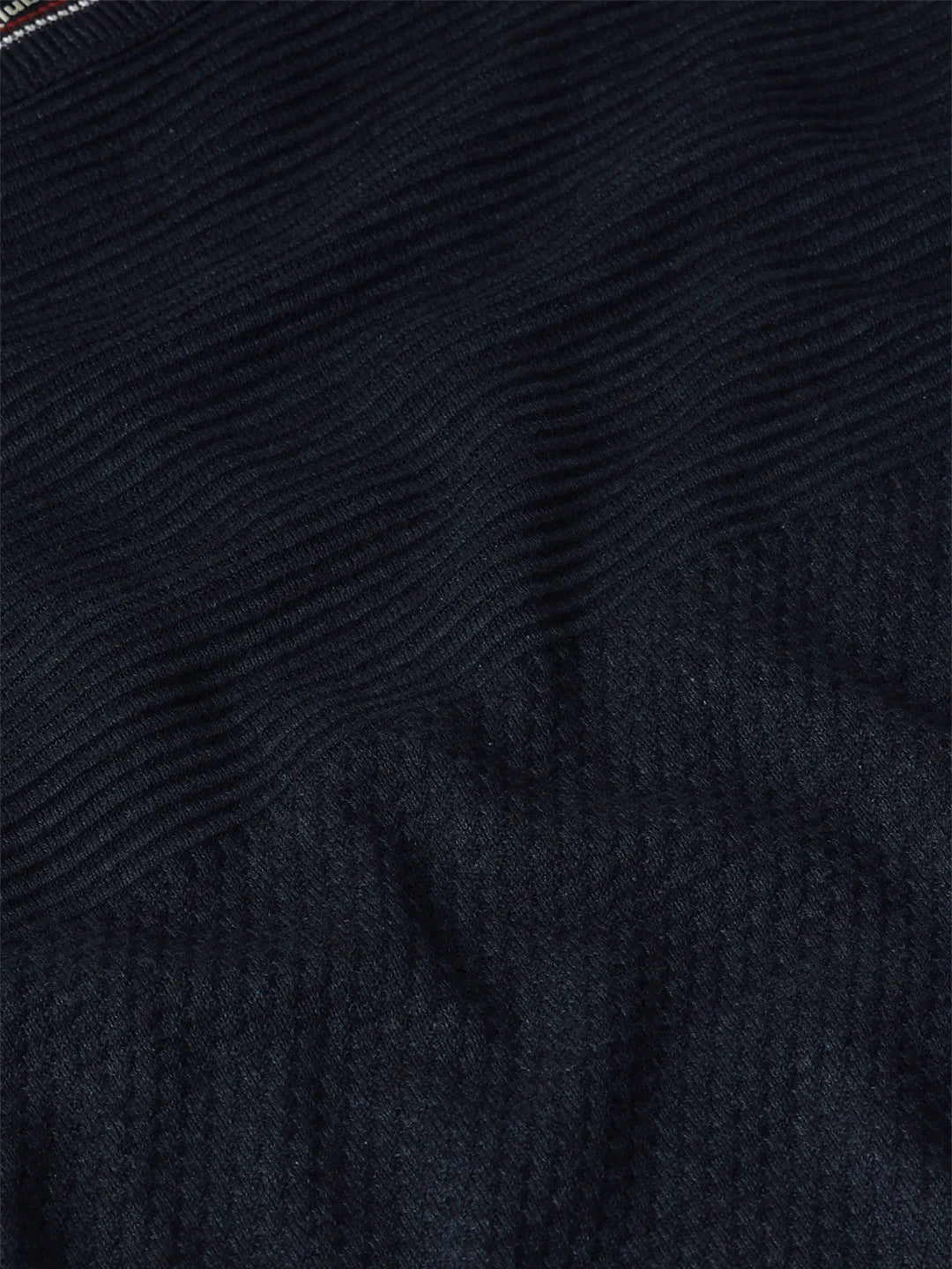 Navy Solid Sweater