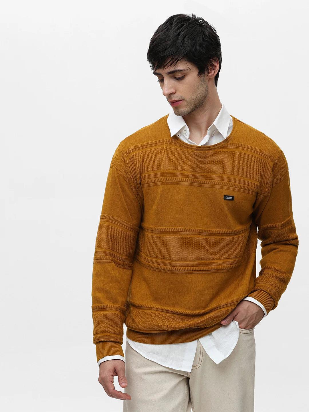 Mustard Jacquard Sweater