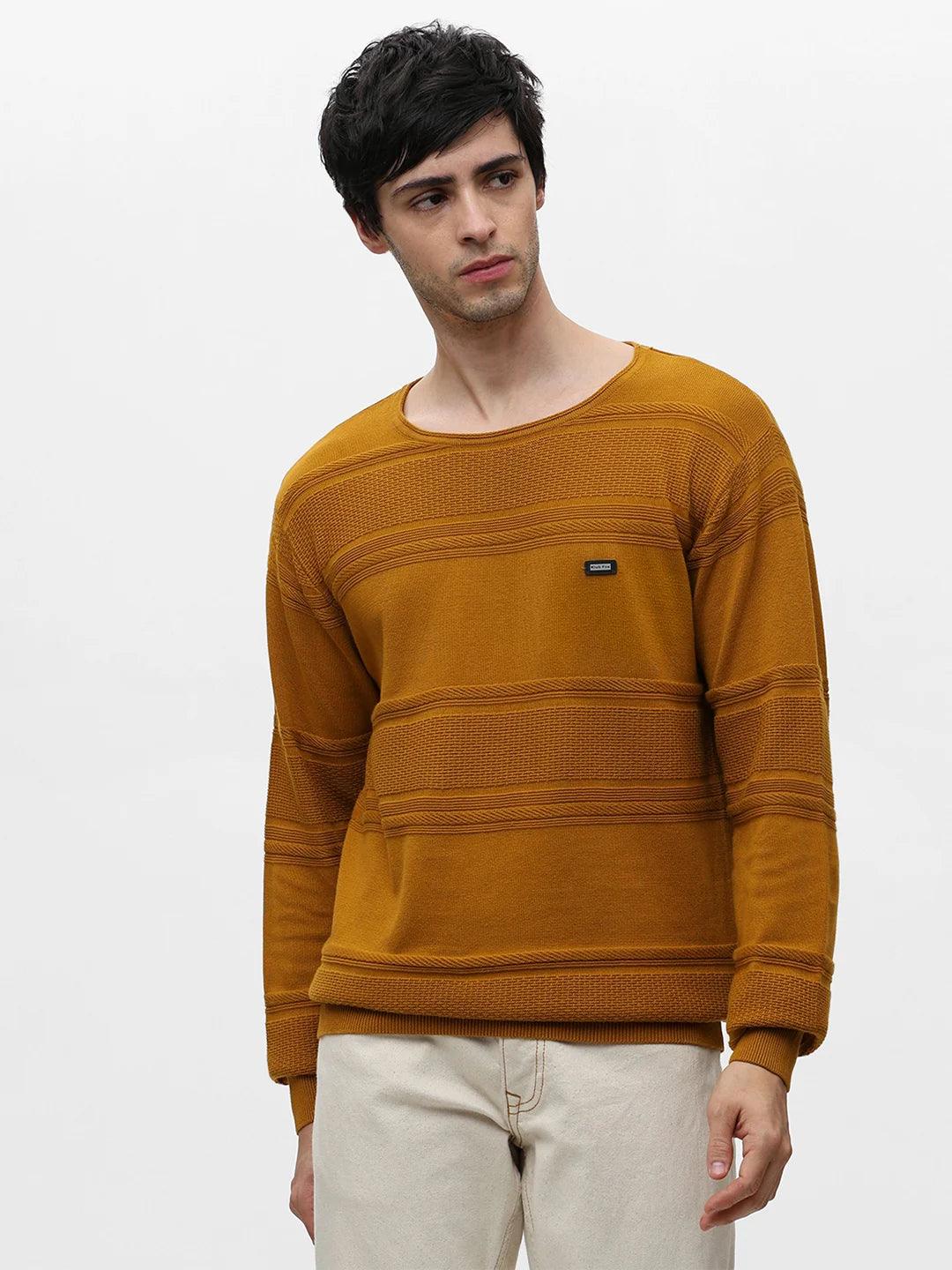 Mustard Jacquard Sweater