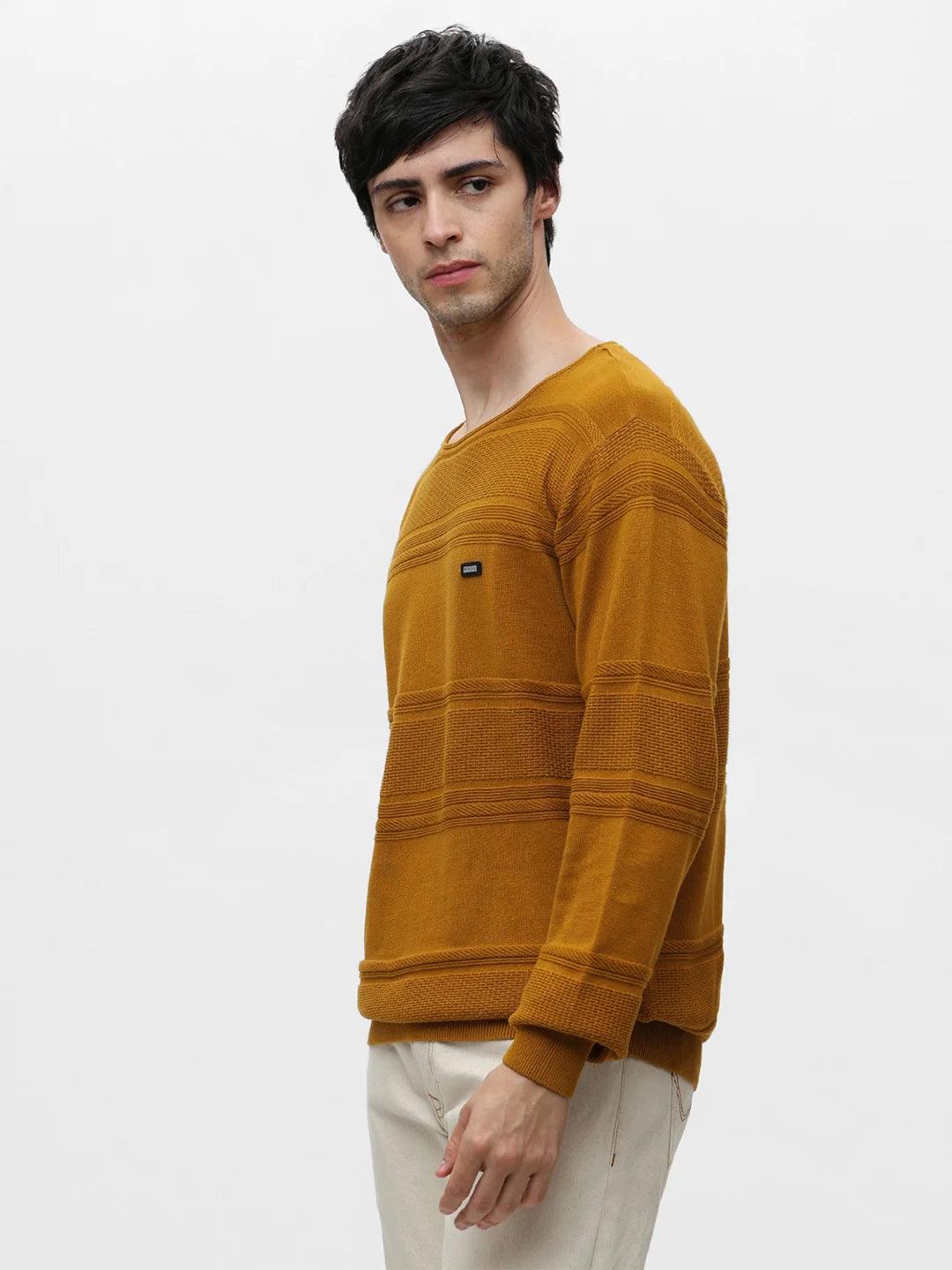 Mustard Jacquard Sweater