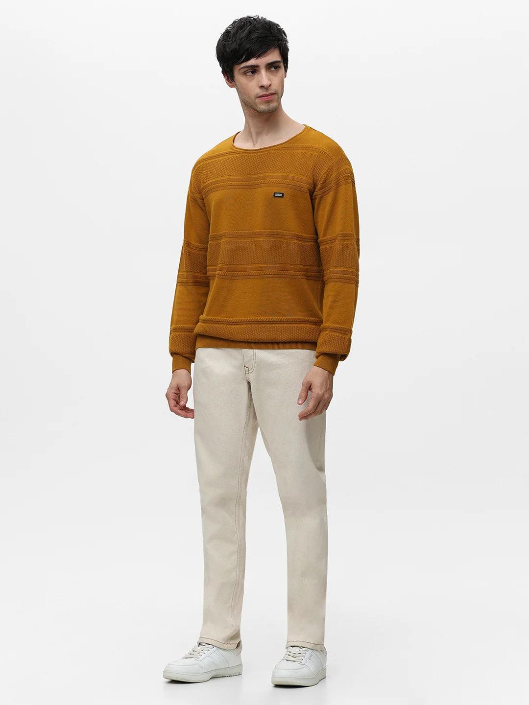 Mustard Jacquard Sweater