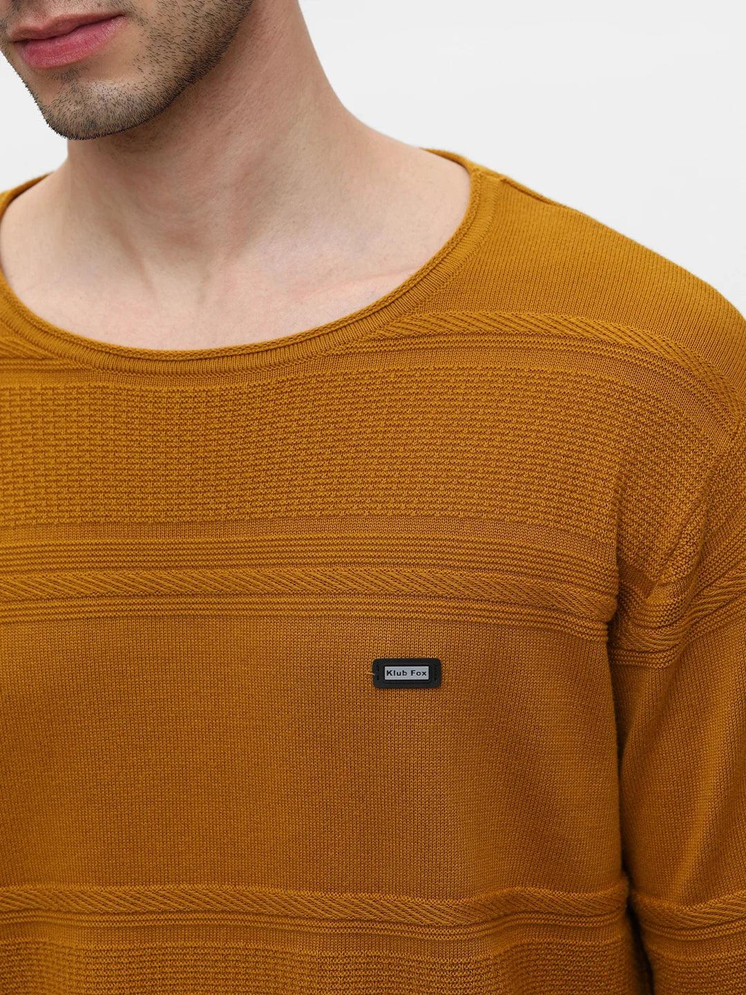Mustard Jacquard Sweater