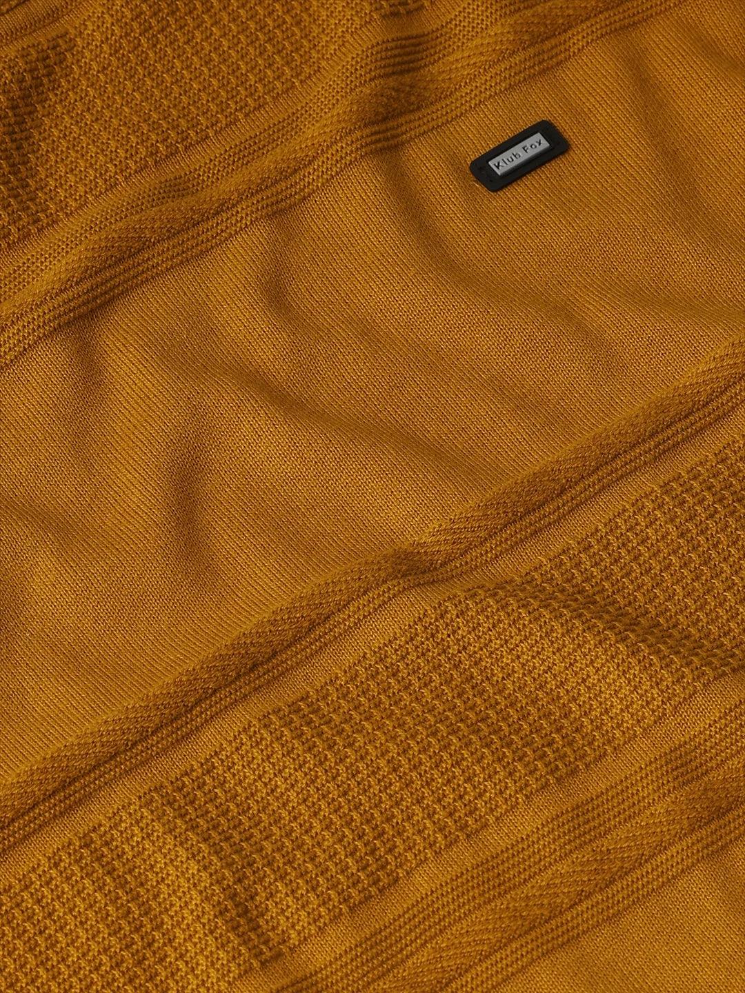 Mustard Jacquard Sweater