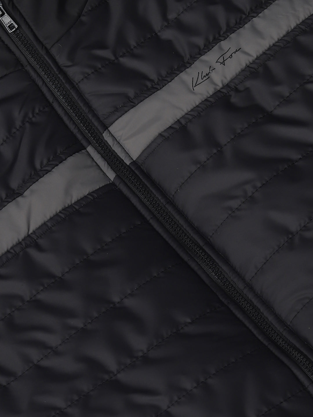 Black Lightweight Puffer Jacket