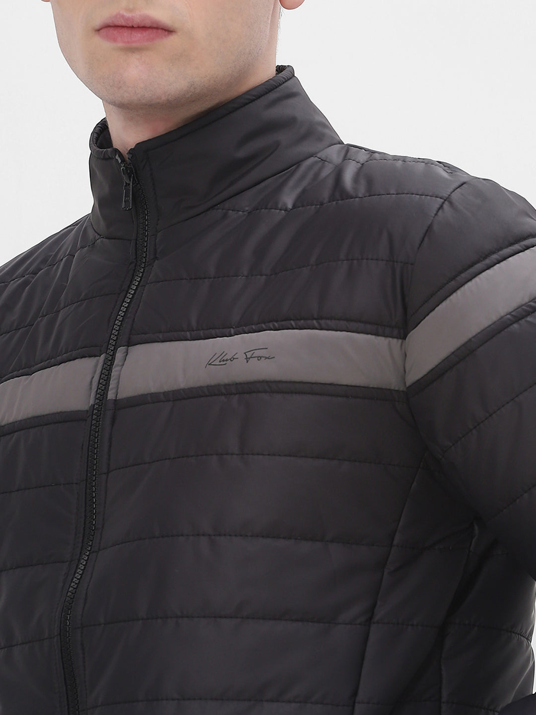 Black Lightweight Puffer Jacket