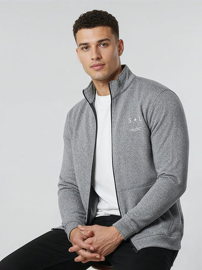 Black Grindle Solid Sweatshirt