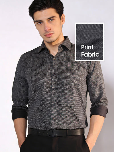 Black Printed Shirt