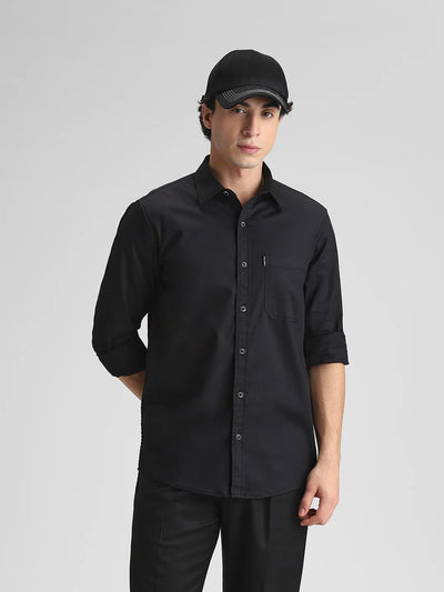 Black Solid Shirt