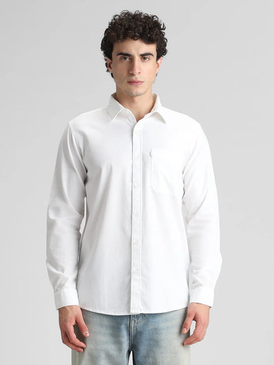 White Solid Shirt