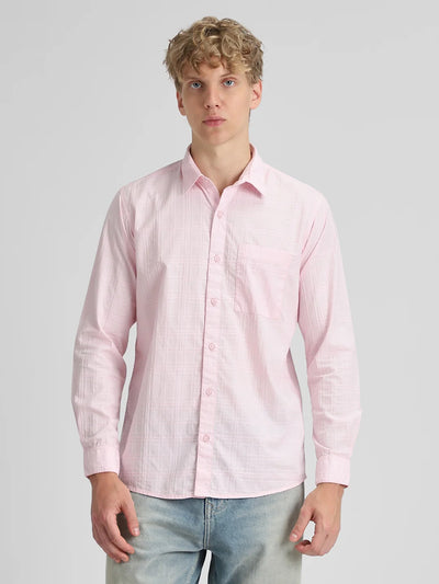 Pink Dobby Shirt