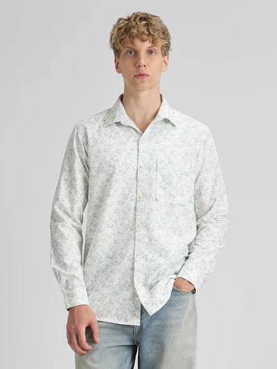 Green Printed Shirt