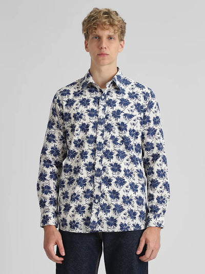 Blue Printed Shirt