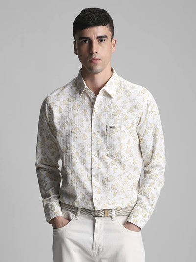 Yellow Printed Shirt