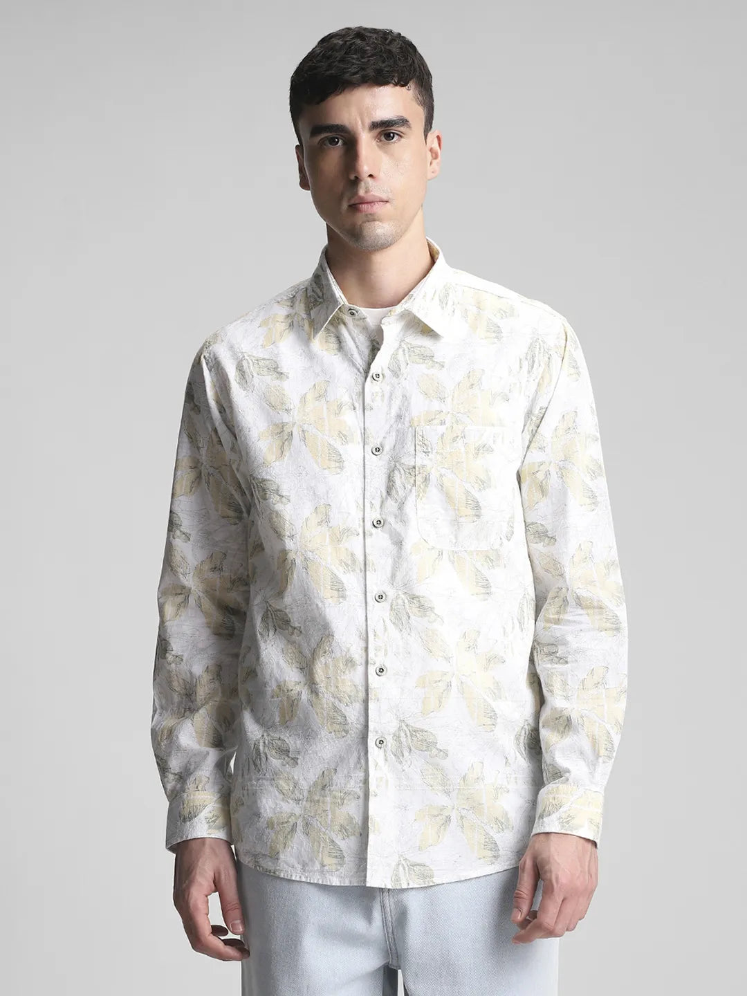 Yellow Print Shirt