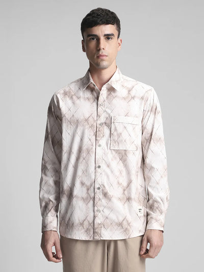Khaki Printed Shirt