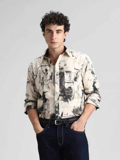 Dk.Grey Printed Shirt