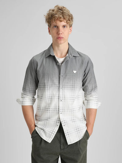 Grey Printed Shirt