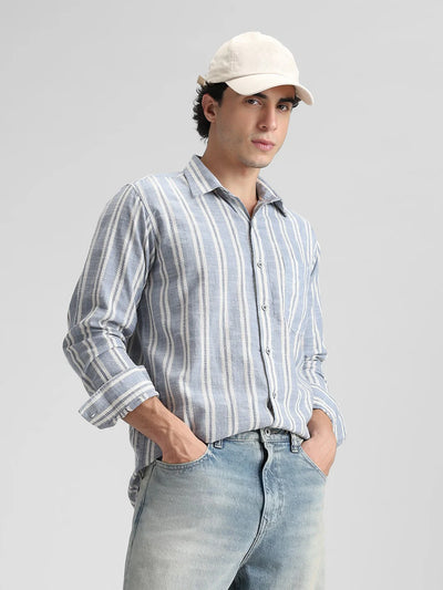 Blue Striped Shirt