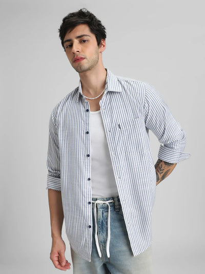 Blue Striped Shirt