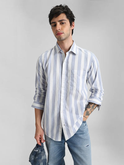 Blue Striped Shirt