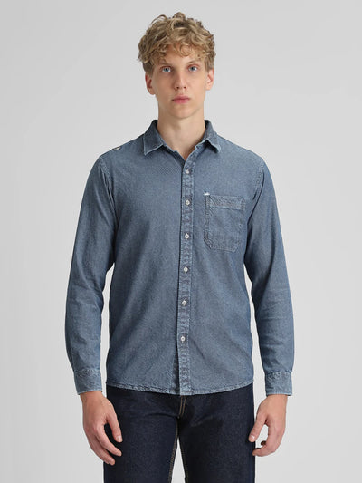 Indigo Textured Shirt