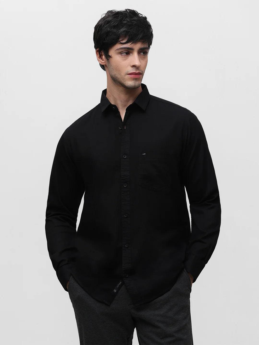 Black Solid Shirt