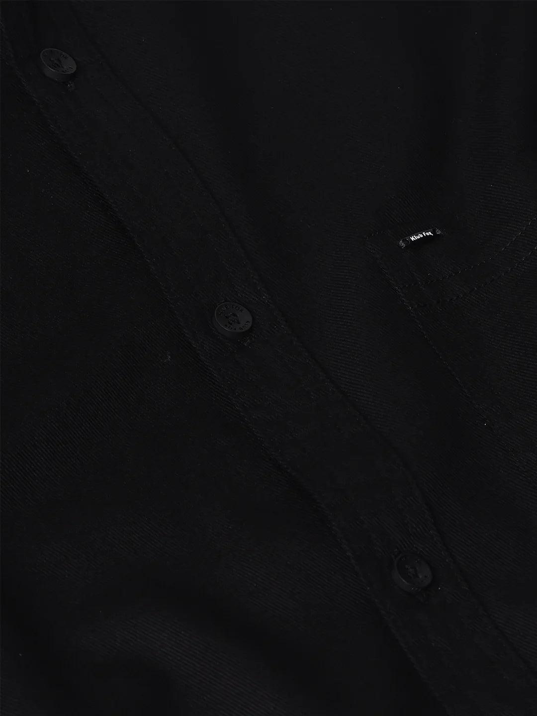 Black Solid Shirt