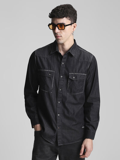 Black Solid Shirt