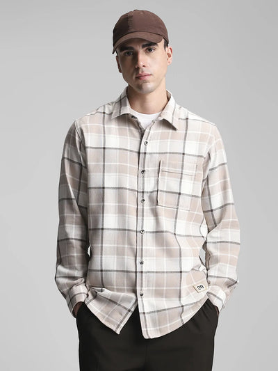 Khakhi Checks Shirt