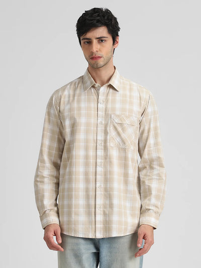 Cream Checks Shirt