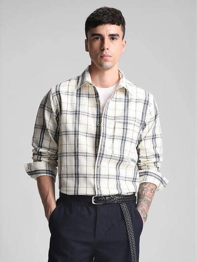 Cream Checks Shirt