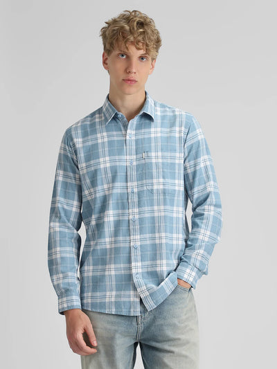 Light Blue Checks Shirt