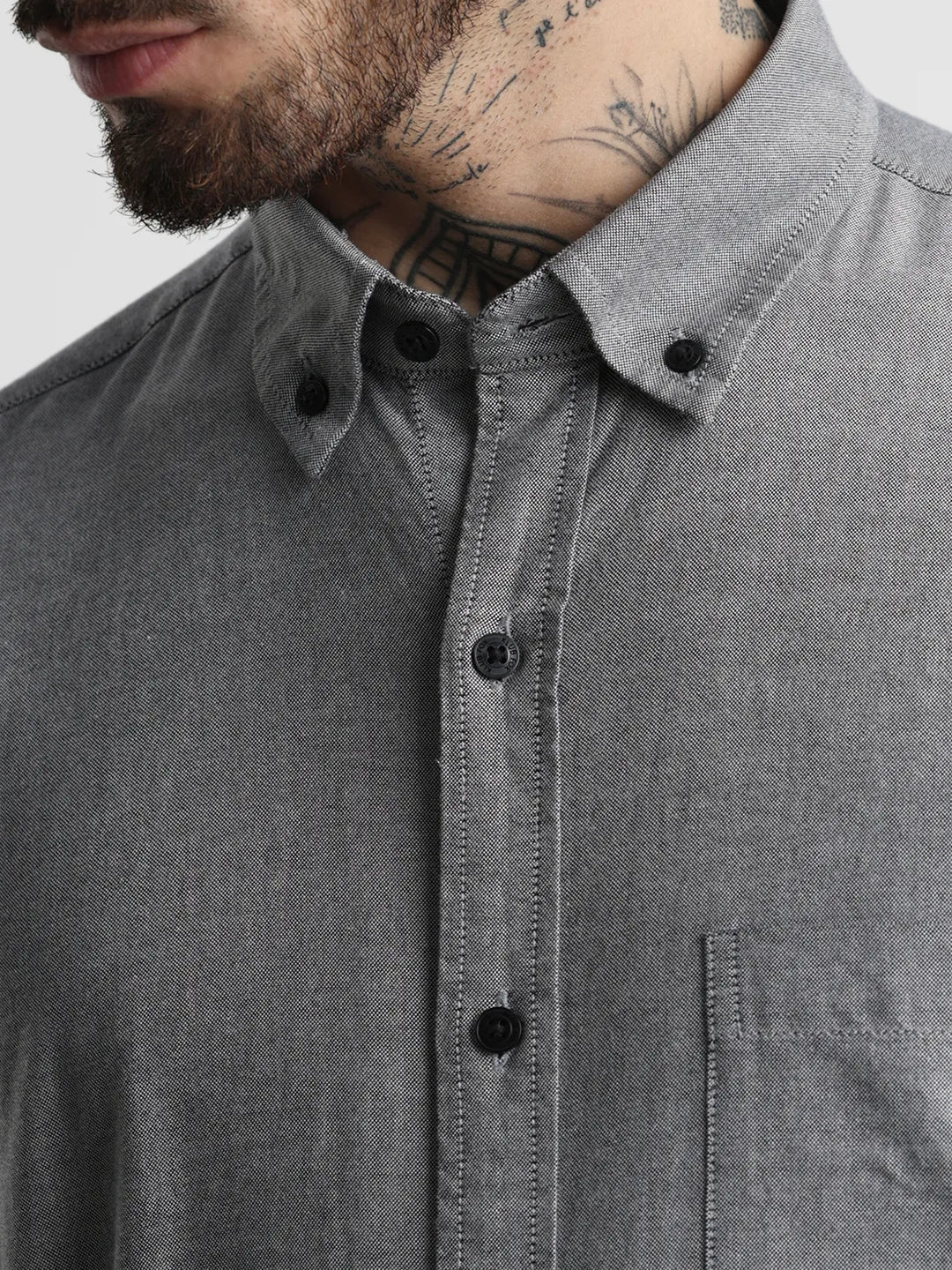 Black Plain Shirt