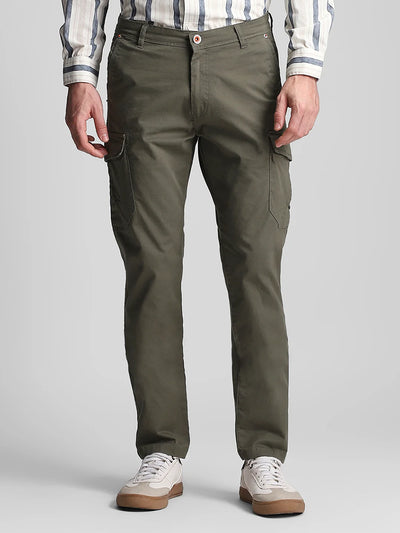 6 Pocket Olive Twill Cargo Pant
