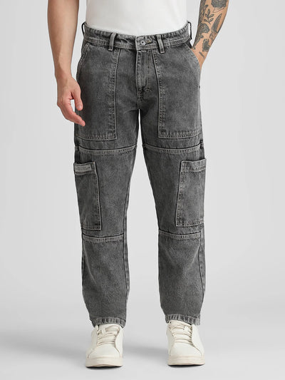 6 Pocket Grey Cloud Twill Cargo pant